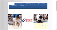 Desktop Screenshot of nationalmarblestournament.org